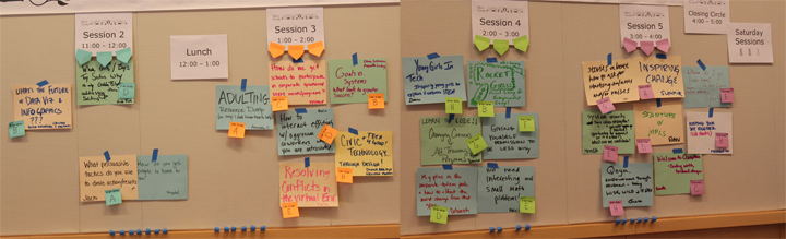 Day one agenda board